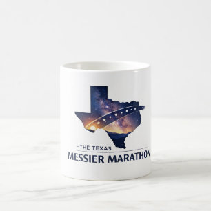 Taza de café del Maratón Messier de Texas