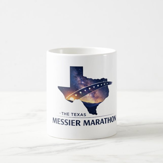 Taza de café del Maratón Messier de Texas (Centro)