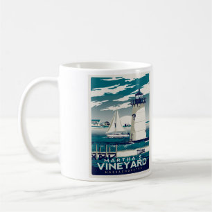 Taza de café del Martha's Vineyard - tamaño 11oz