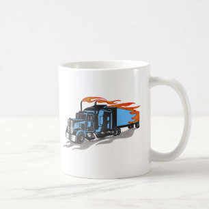 Taza De Café Del martillo camionero abajo