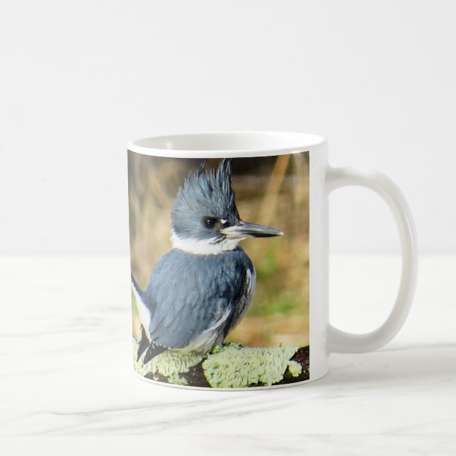 Taza de café del martín pescador ceñido (Derecha)