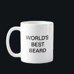 Taza de café del mejor bigote del mundo<br><div class="desc">Taza de café del mejor bigote del mundo</div>