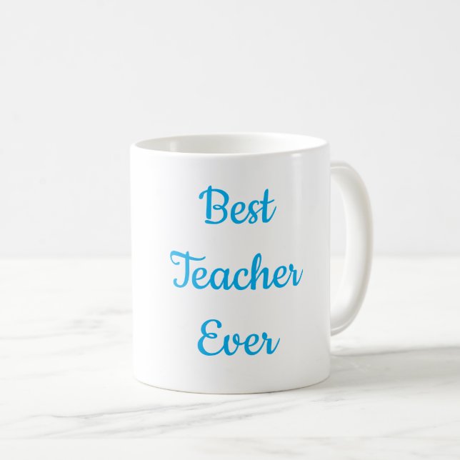 Taza de café del mejor profesor jamás (Anverso derecho)