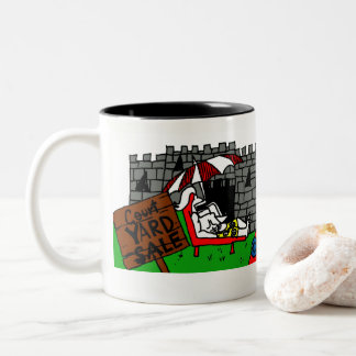Taza de café del mercadillo casero de la corte