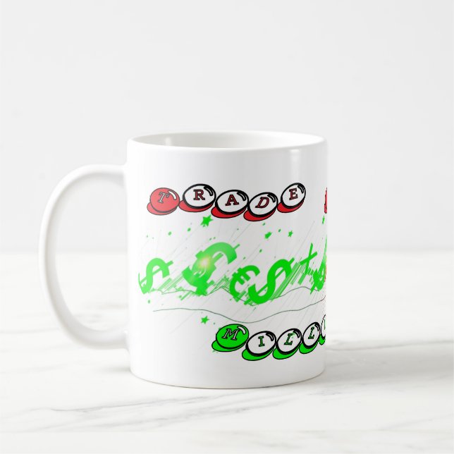 Taza de café del mercado de valores para traders (Izquierda)
