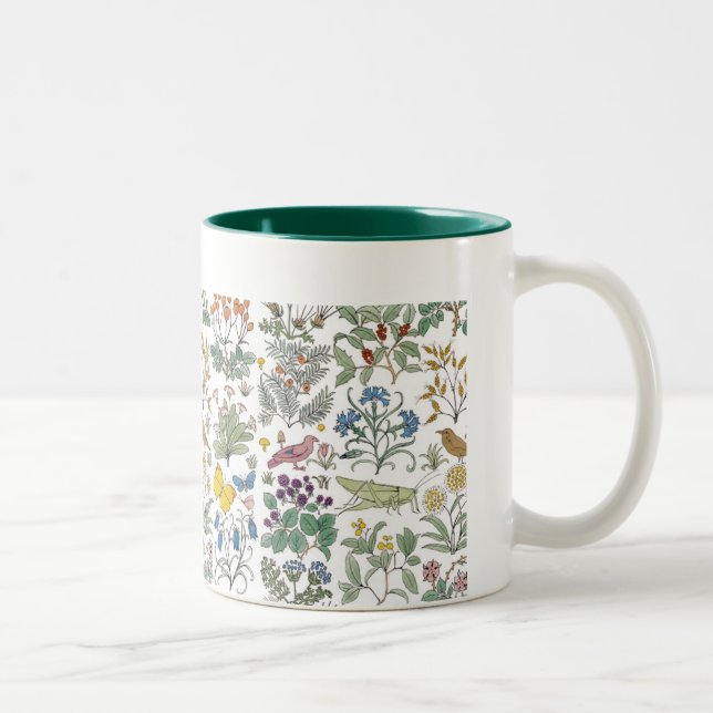 Taza de café del modelo del jardín del boticario (Derecha)