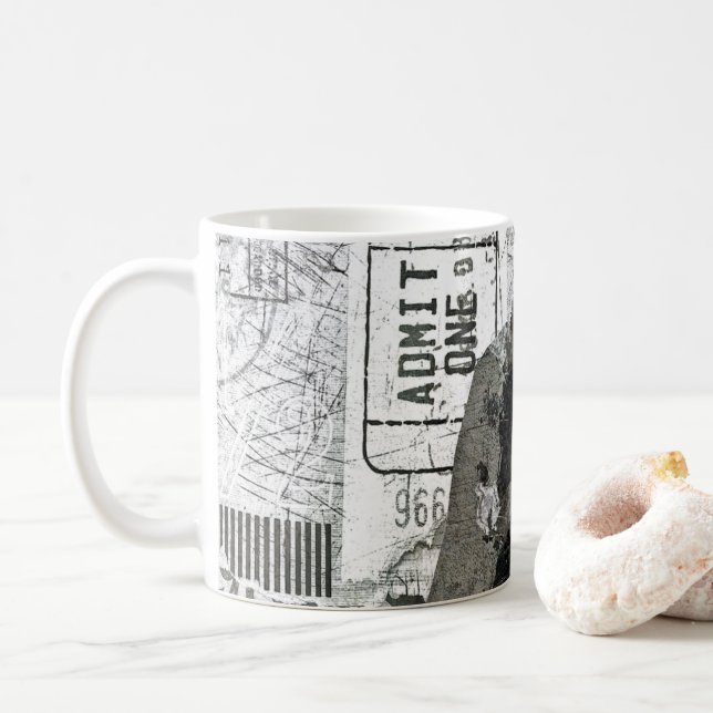 Taza de café del monje de Thelonius (Con donut)
