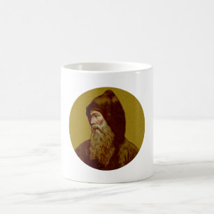Taza de café del monje San Cirilo (M 002) #1a