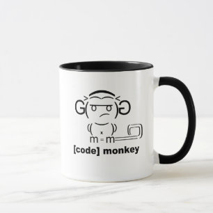 Taza de café del mono [del código]