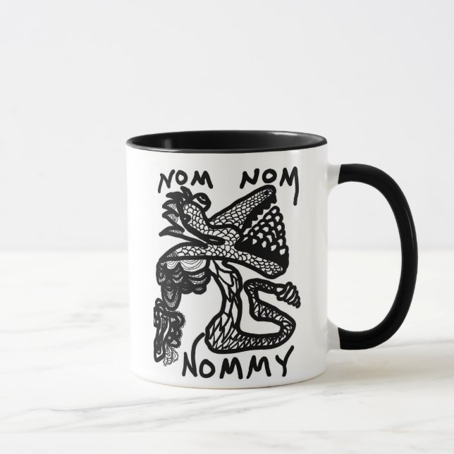 Taza de café del monstruo de NOM NOM (Derecha)
