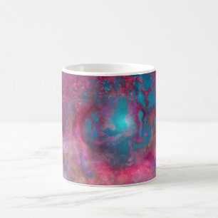 Taza de café del mundo de fantasía del patio de 