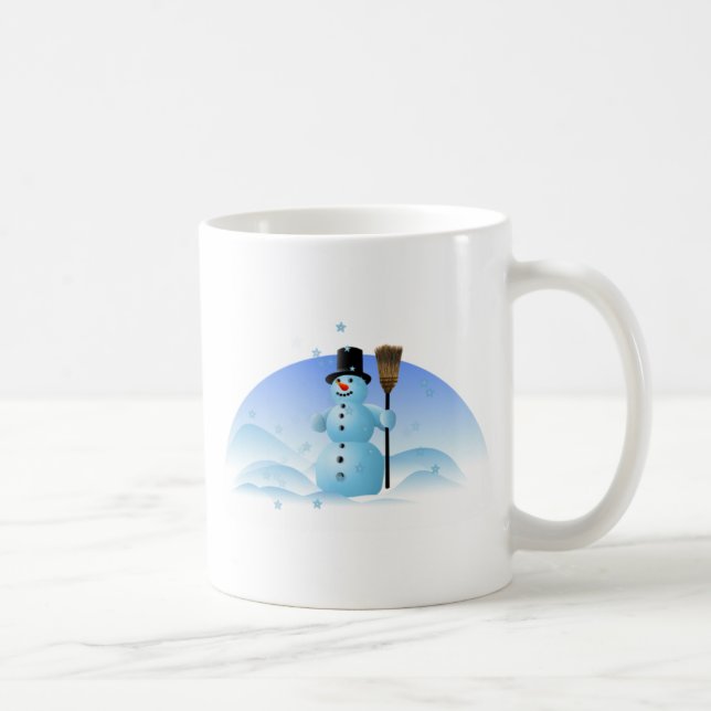 Taza de café del muñeco de nieve (Derecha)