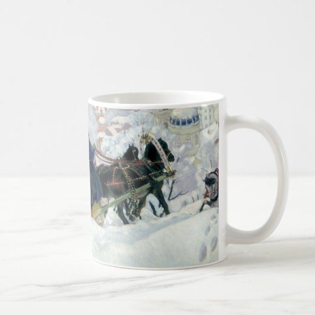 Taza de café del navidad del paseo del trineo del (Derecha)