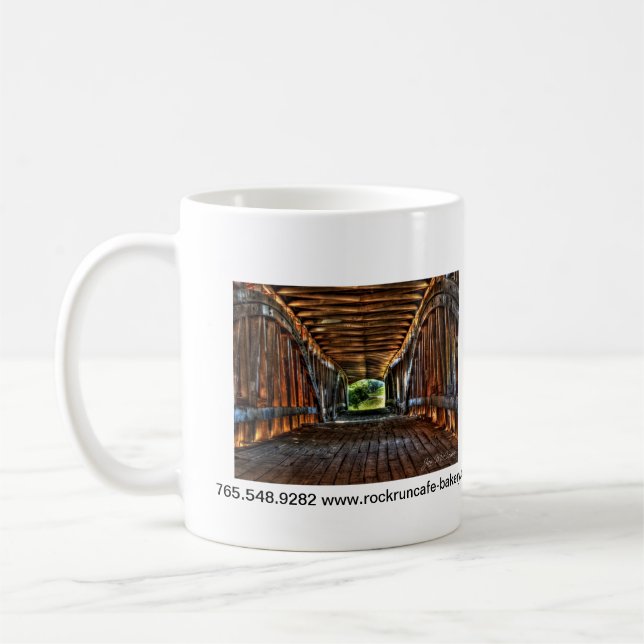 Taza de café del oeste del puente cubierto de la (Izquierda)