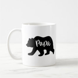 Taza de café del oso de la papá