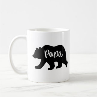 Taza de café del oso de la papá