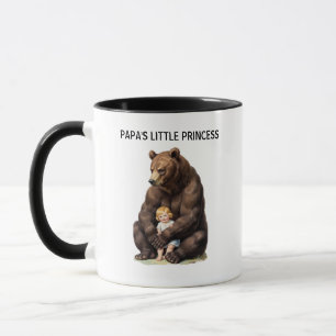 Taza de café del oso nórdico de la pequeña princes