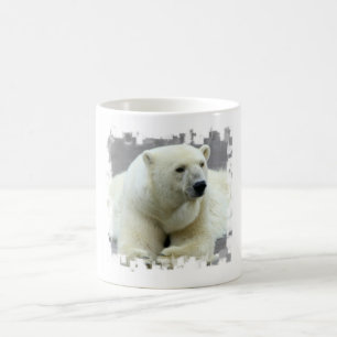 Taza de café del oso polar