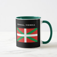 Taza de café del país de BASQUE* Euskal Herria