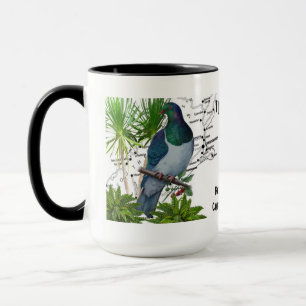 Taza de café del pájaro nativo de Nueva Zelanda