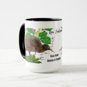 Taza de café del pájaro nativo de Nueva Zelanda