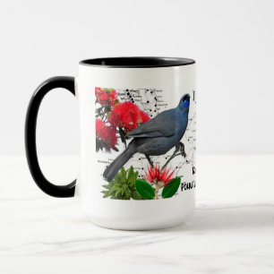 Taza de café del pájaro nativo de Nueva Zelanda