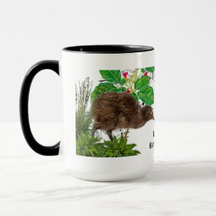 Taza de café del pájaro nativo de Nueva Zelanda