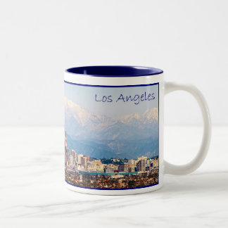 Taza de café del panorama de Los Ángeles
