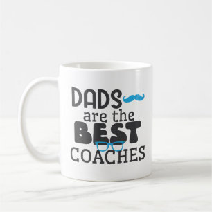 Taza de café del papá del coche del fútbol del