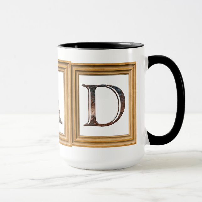 Taza de café del papá del día de padre (Derecha)