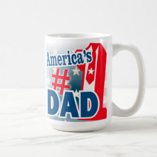 Taza de café del papá del número 1 de América