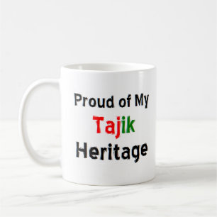 taza de café del patrimonio tayiko