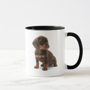 Taza de café del perrito del Dachshund