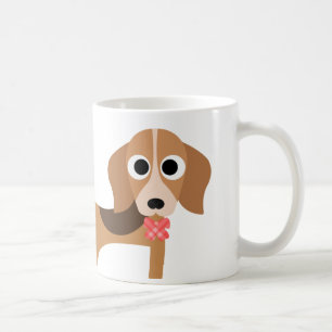 Taza de café del perrito del perro del beagle