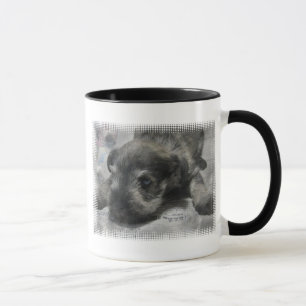 Taza de café del perrito del Schnauzer