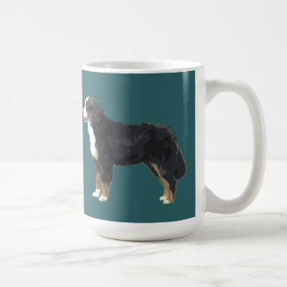 Taza de café del perro de montaña de Bernese