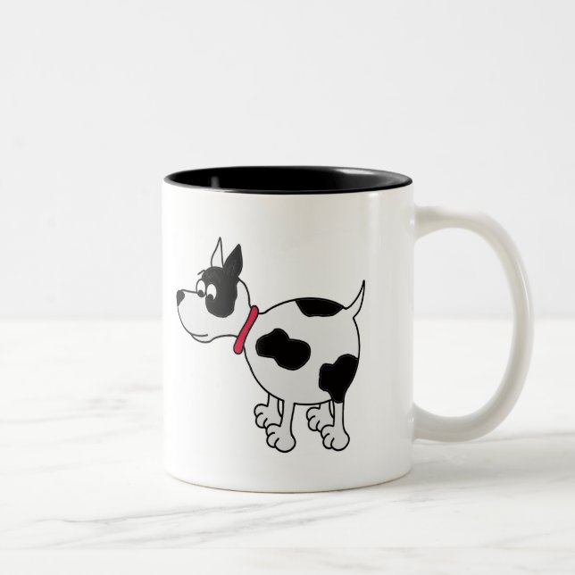 Taza de café del perro del dibujo animado del (Derecha)