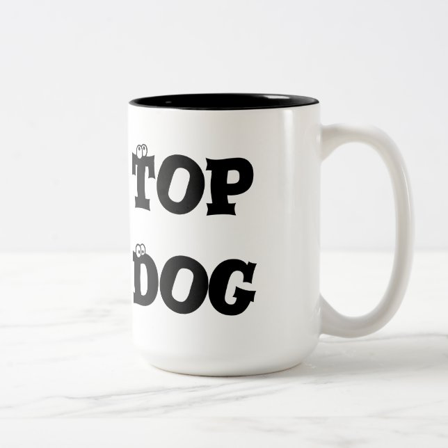 Taza de café del perro superior (Derecha)