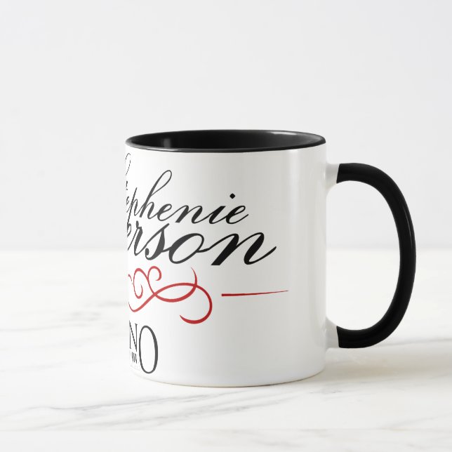 Taza de café del piano de Stephenie Amerson (Derecha)