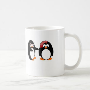 Taza de café del pingüino del zombi