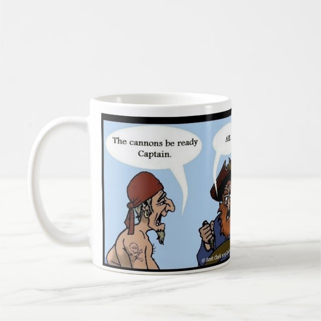 Taza de café del pirata de la gramática (Izquierda)