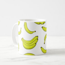Taza de café del plátano