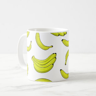 Taza de café del plátano