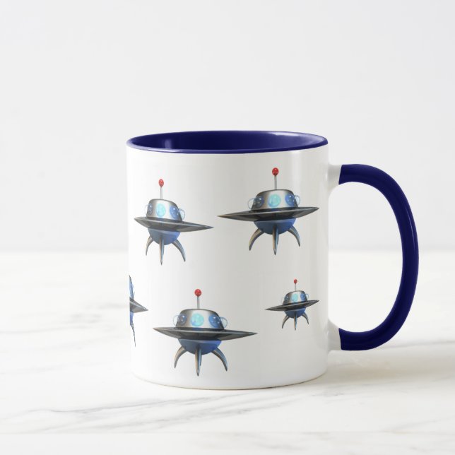 Taza de café del platillo volante (Derecha)