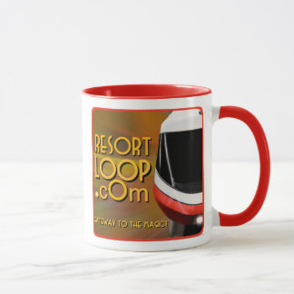 taza de café del podcast de ResortLoop.com
