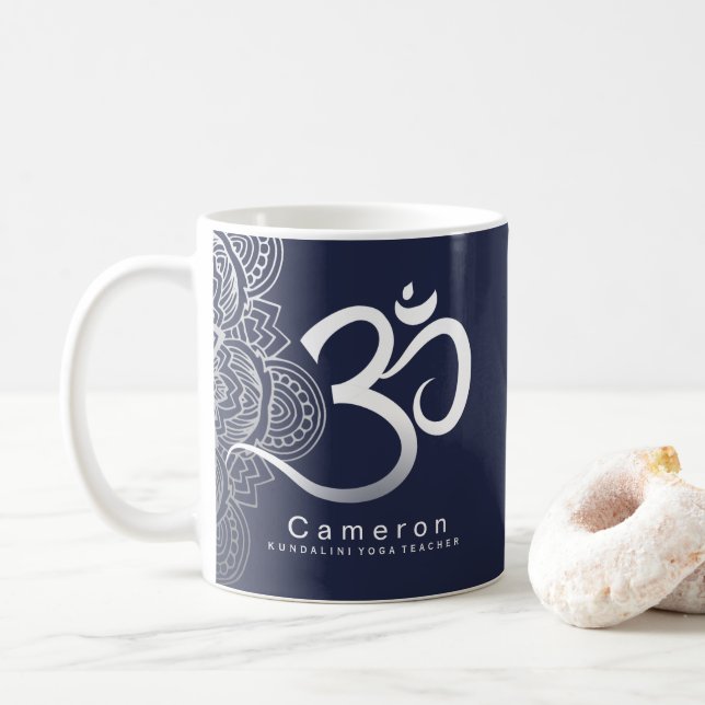 Taza de café del profesor de la yoga (Con donut)