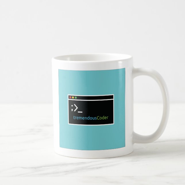 Taza de café del programador o del codificador (Derecha)