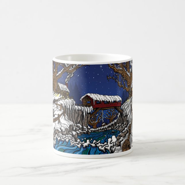 Taza de café del puente cubierto (Centro)