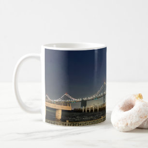 Taza de café del puente de la Bahía de San Francis