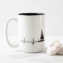 Taza de café del pulso del barco